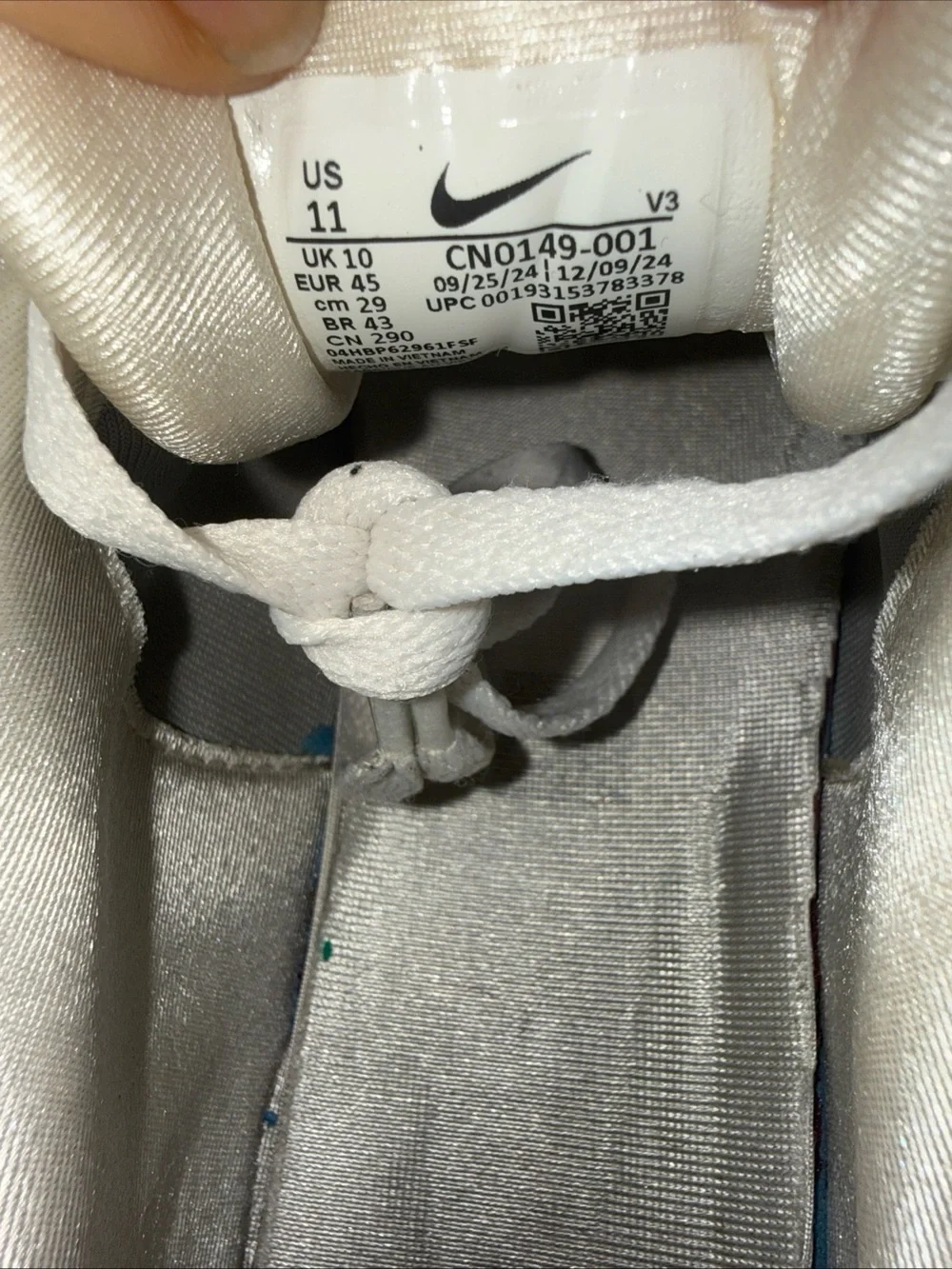 Size 11 - Nike P-6000 Metallic Silver, CN0149-001, Clean, No Box Good Condition